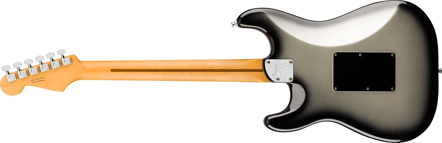 Fender American Ultra Luxe Stratocaster Floyd Rose HSS - Silverburst with Maple Fingerboard
