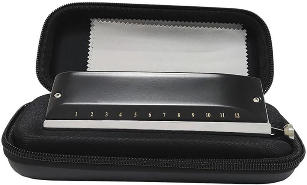 Professional Harmonica Chromatic Harmonica C Key 12-Hole 48 Tones Armonica Chromatic Mouth Organ Professional Musical Instruments