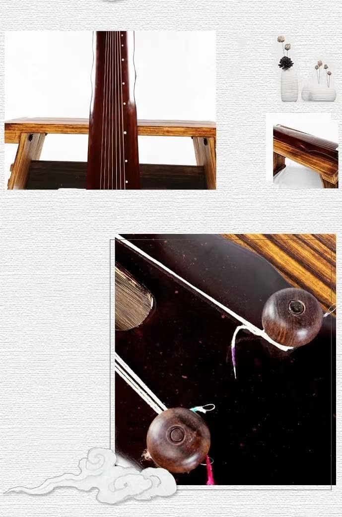 LANDTOM High Level 60+ Years Fir Wood Guqin (Gelatinum Cornus cervis/Lu Jiao Shuang Antler Frost included) for Beginner and Intermediates
