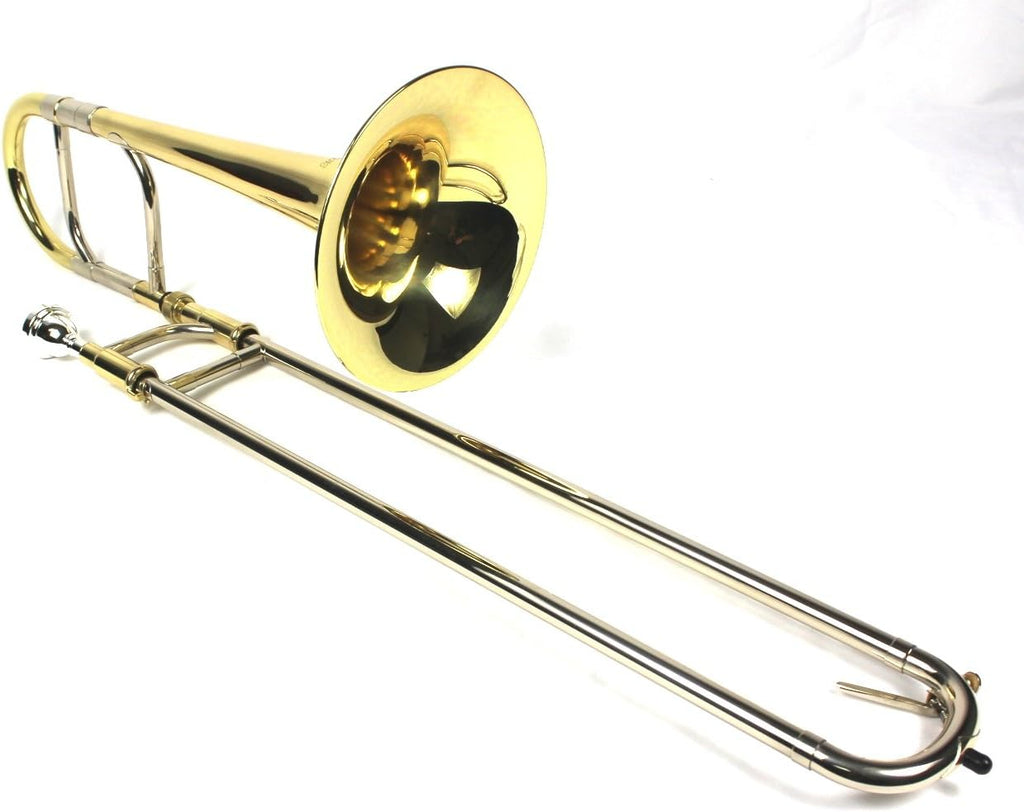 Moz Eb Alto Trombone w/Case and Mouthpiece- Gold Lacquer Finish