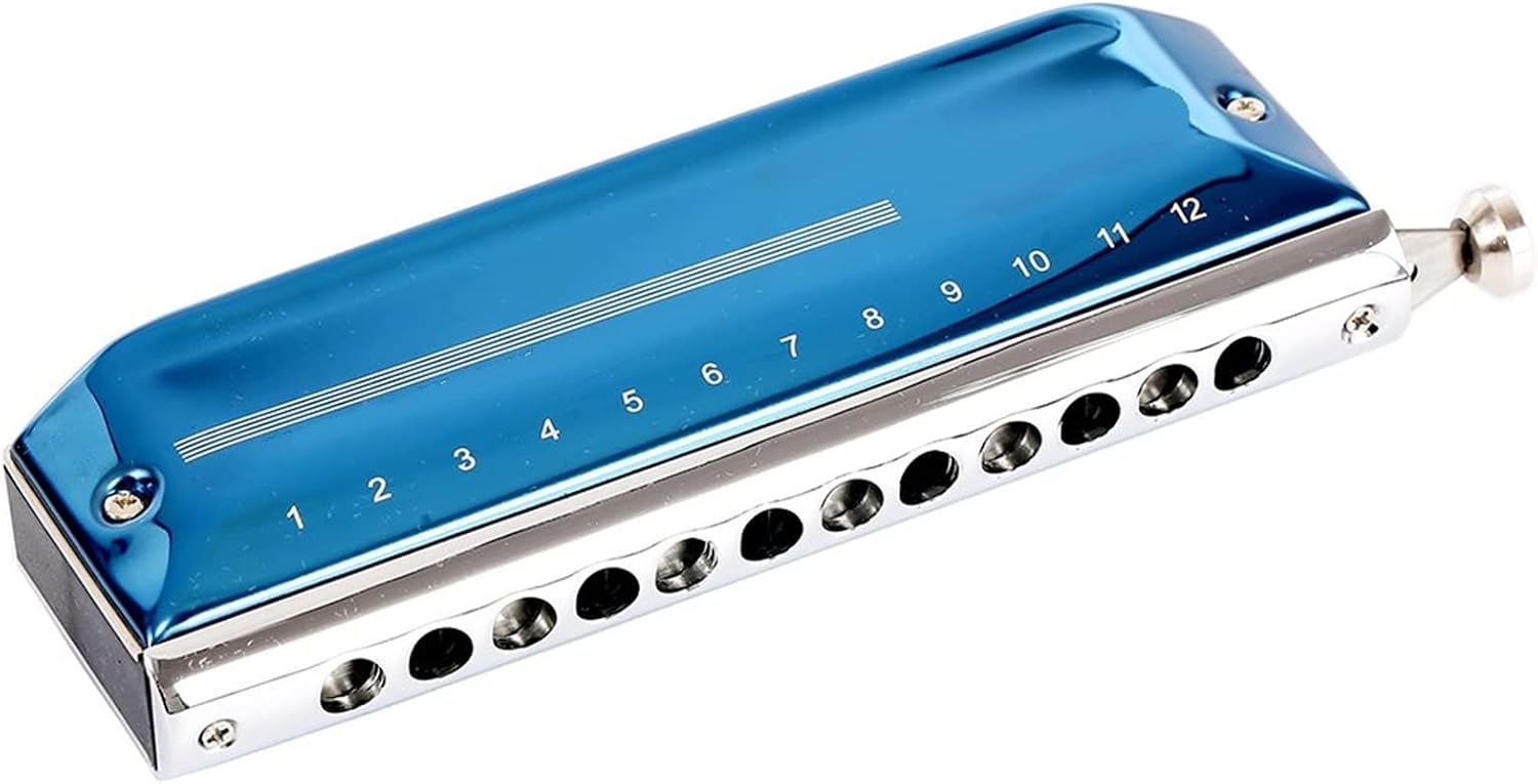 Chromatic Harmonica Performer 12 Holes 48 Tone Mouth Organ Harp Key of C A Musical Instruments Harmonica Musical Instrument