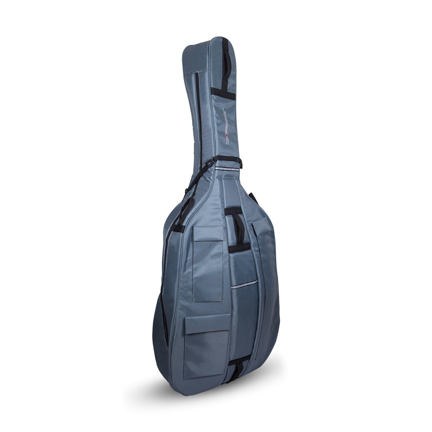 Crossrock Fiberglass Cello 4/4 Full Size Hardshell Case with Wheels in Yellow