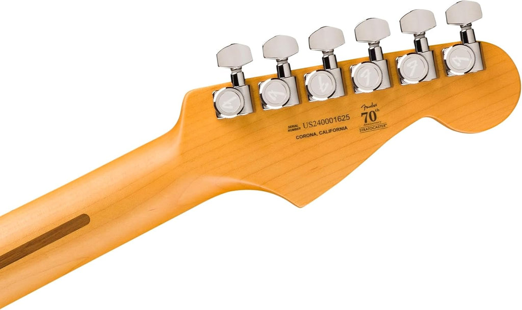 Fender American Ultra II Stratocaster Left-Hand with Maple Fingerboard - Avalanche | Left-Hand American Ultra Ii Strat, Quartersawn Maple Neck and Fingerboard, Ultra Ii Noiseless Pickups, 2-Point Tremolo