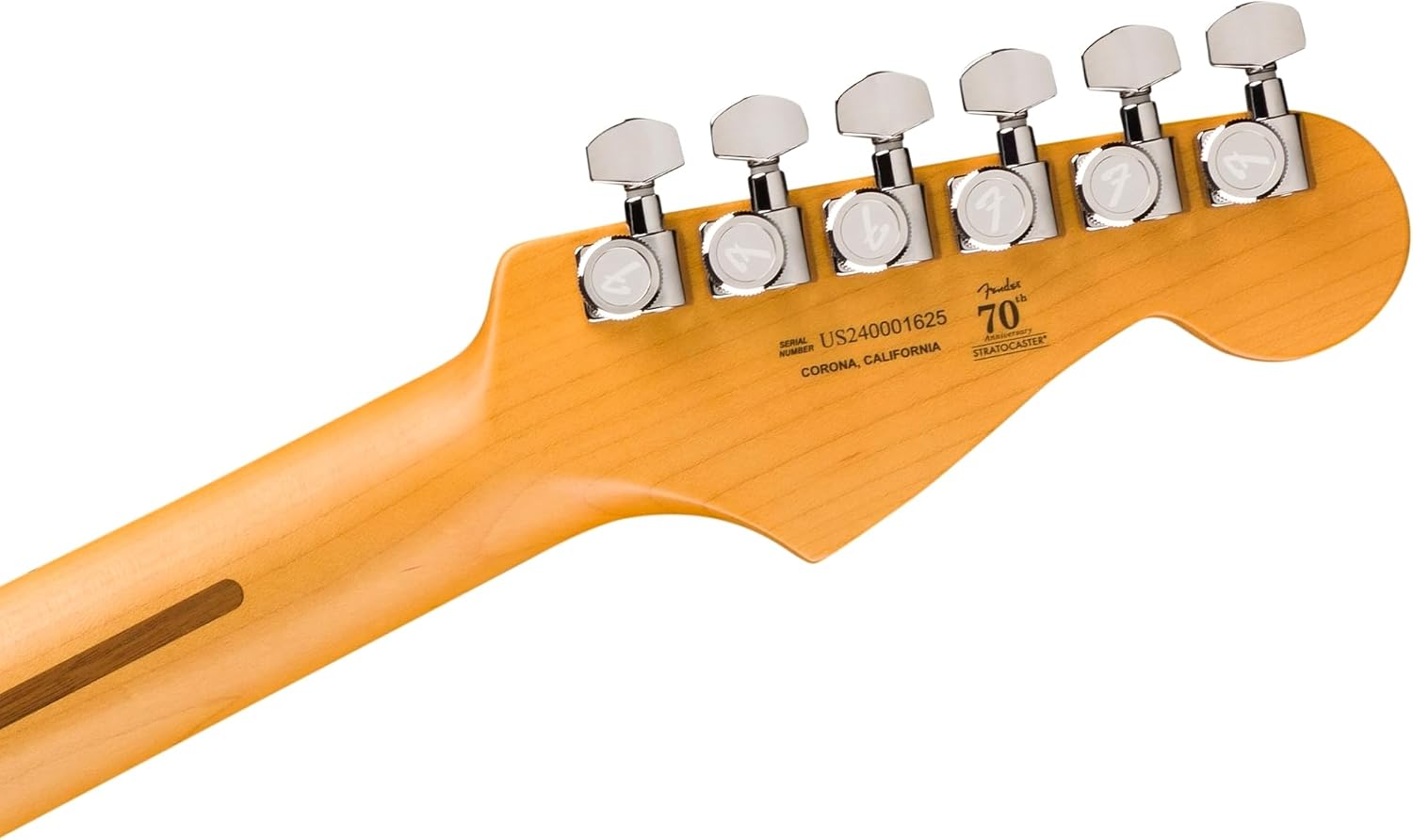 Fender American Ultra II Stratocaster Left-Hand with Maple Fingerboard - Avalanche | Left-Hand American Ultra Ii Strat, Quartersawn Maple Neck and Fingerboard, Ultra Ii Noiseless Pickups, 2-Point Tremolo