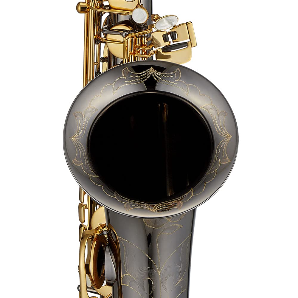 Antigua Winds PowerBell Professional Bb Tenor Saxophone(Yellow brass with lacquered finish/enlarged bell/new neck design/ergonomic design/hand engraving/ABS case)/WRTS4248LQ