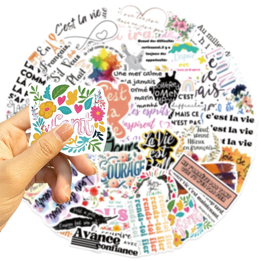 50Pcs Violin Stickers Musical Instrument Waterproof Vinyl Decals | Peel and Stick waterproof sun-proof removable Reusable for Water Bottles Laptop Mobile Phone Skateboard Guitar Decoration