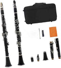 Professional B Flat 17 Key Clarinet Instrument Nickel Silver Plated Clarinet Instrument