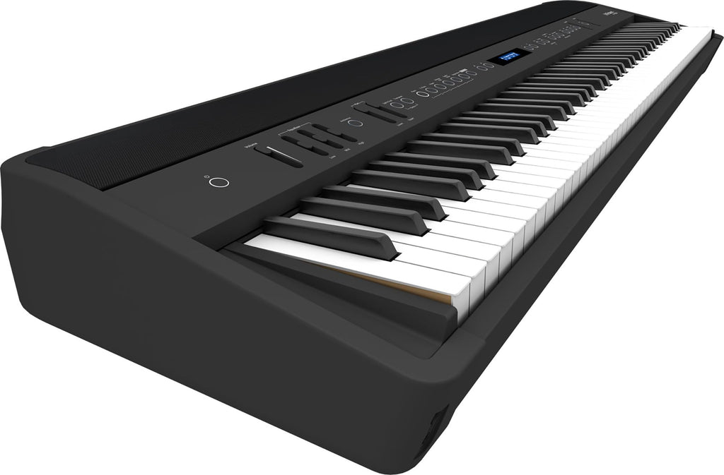 Roland FP-90X 88-Key Digital Piano - White Bundle with KSC-90 Stand, Three Pedal Unit, Bench, Online Lessons, Instructional DVD, and Austin Bazaar Polishing Cloth