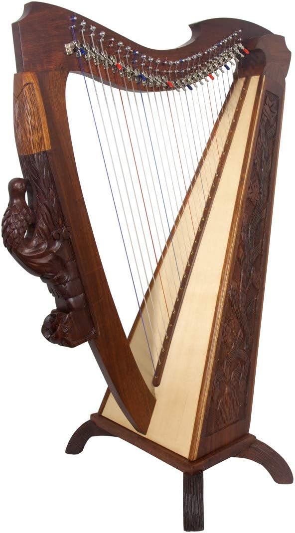 Roosebeck Woodlands Harp 26-Strings w/Full Chelby Levers