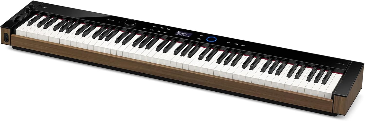 Casio Privia PX-S6000 Digital Piano - Black Bundle with Adjustable Stand, Bench, Headphones, Piano Book, Online Piano Lessons, Instructional DVD, and Austin Bazaar Polishing Cloth