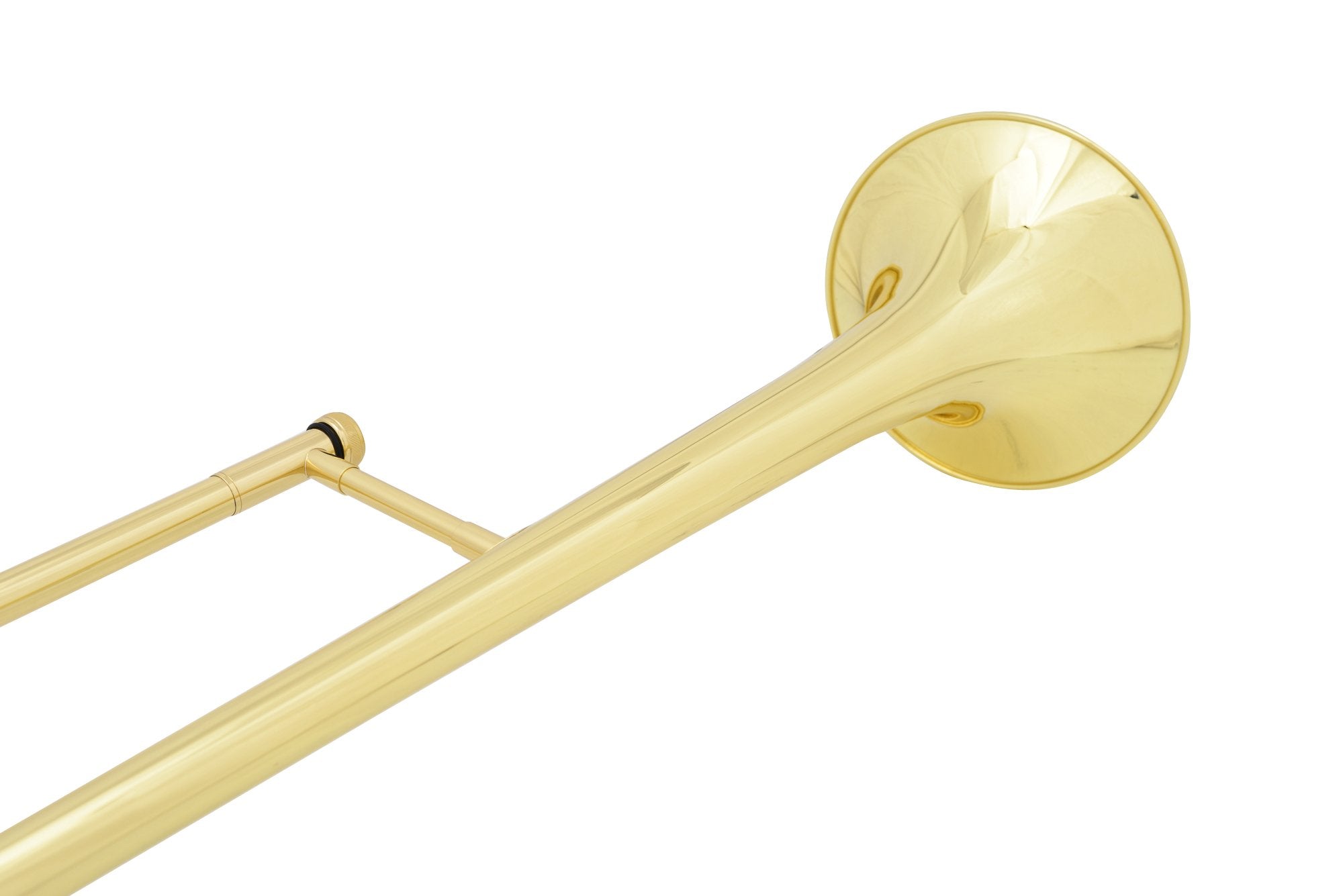 Glory GTD-2 B Flat Brass Trombone with Case & 12C Mouthpiece,Gold Finished,Tenor Trombone