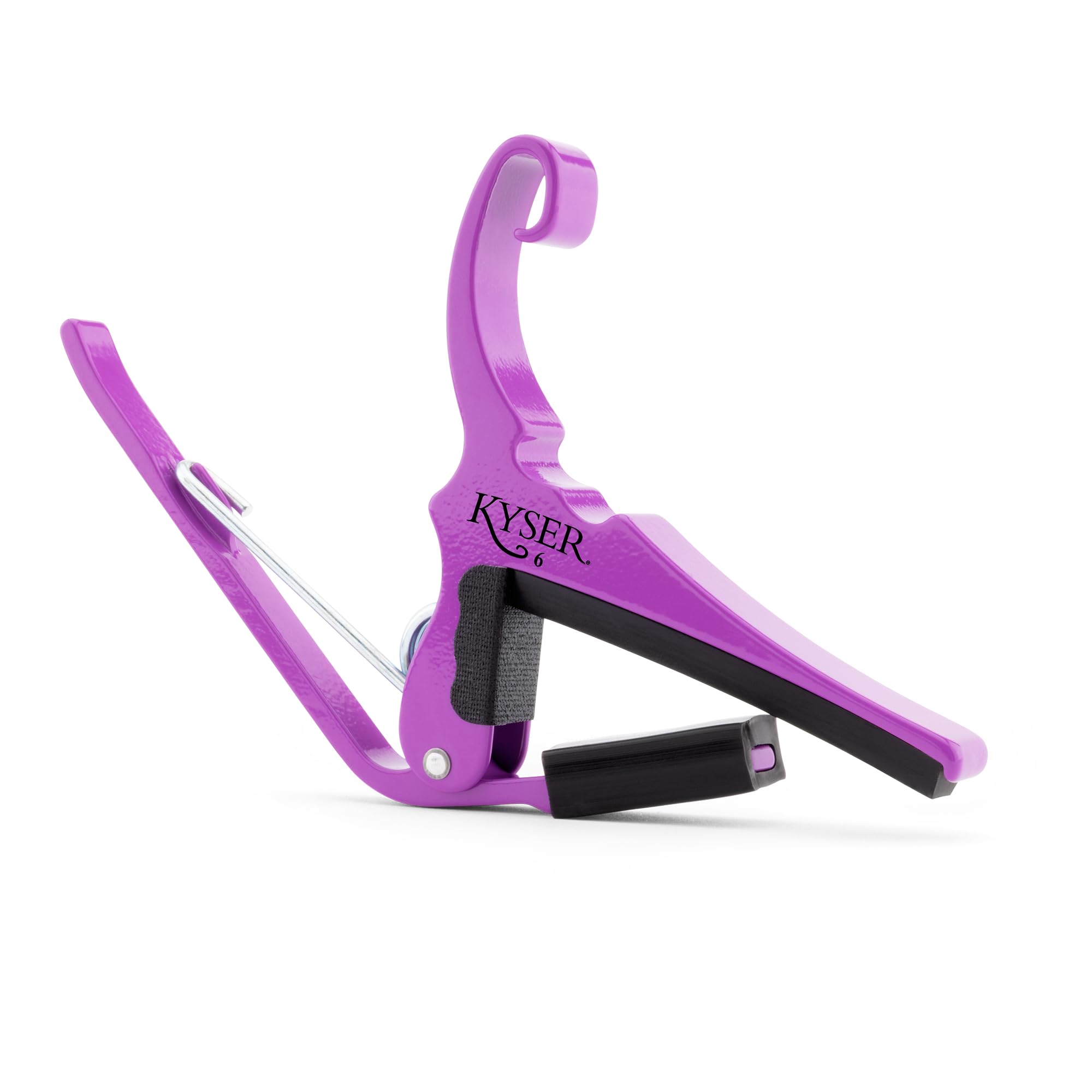 Kyser Quick-Change Guitar Capo for 6-string acoustic guitars, Black, KG6BA
