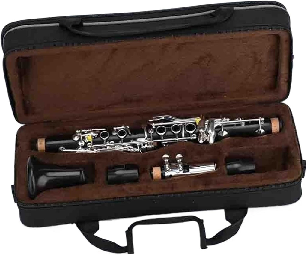 Eb Ebony Silver Plated Clarinet Wooden Instrument Clarinet Instrument
