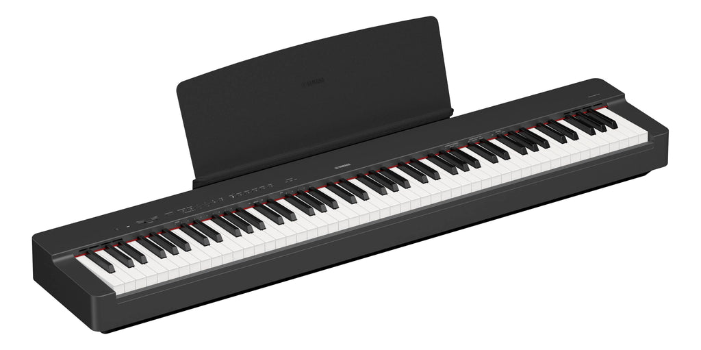 Yamaha P225 88-Key Digital Piano with Weighted Keys, Portable Design, Keyboard, Music Rest, Sustain Foot Switch, and Built-In Speakers, Black (P225B)