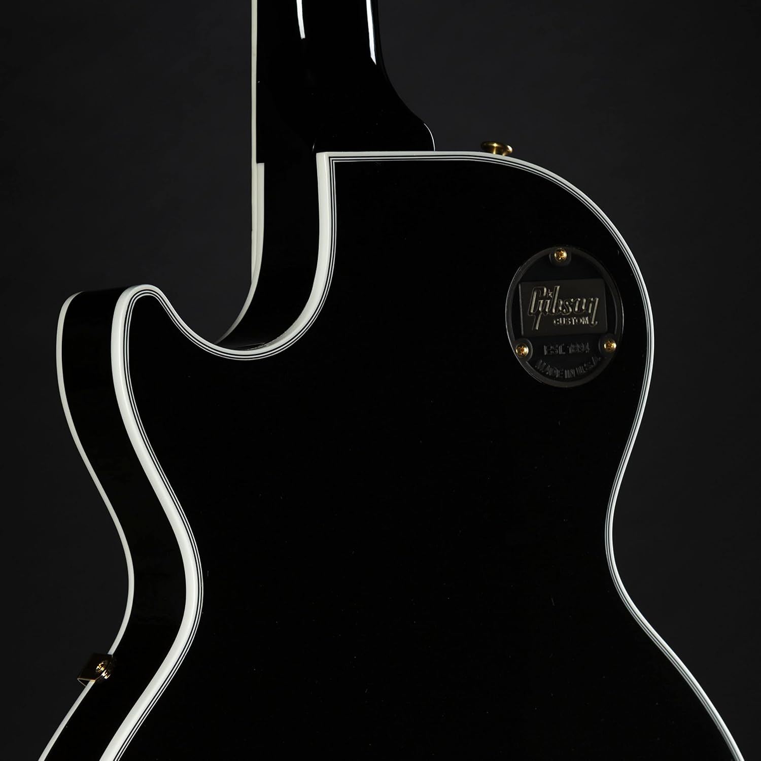 Gibson Custom Shop Les Paul Custom Ebony w/Ebony Fingerboard w/case