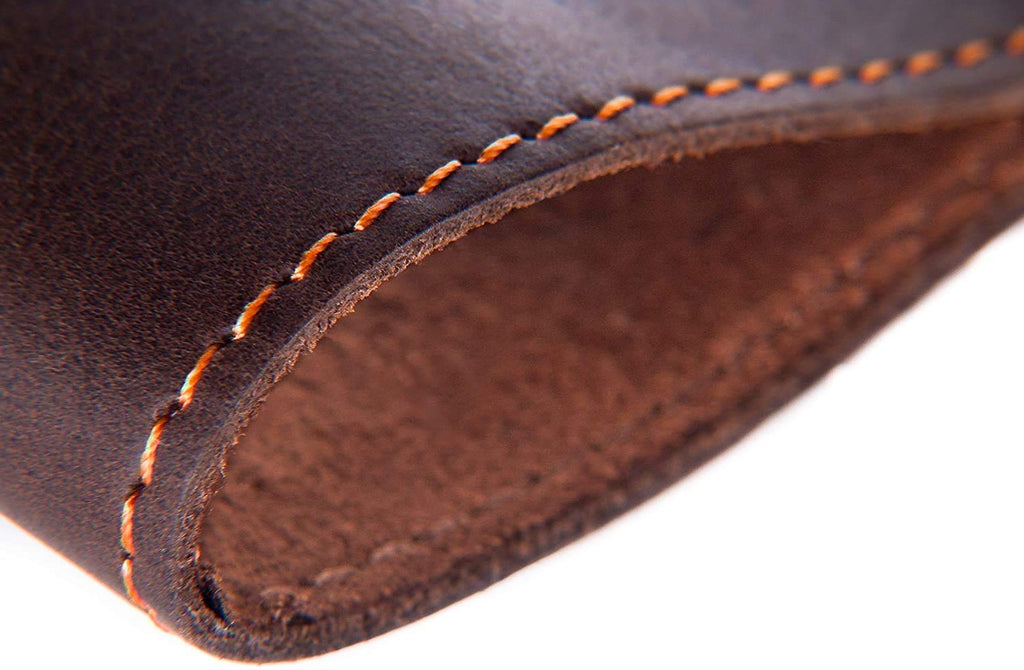 Trumpet valve guard by KGUBrass is the leather trumpet valve protector made of luxurious mild and thick material; use as protection from corrosion, scratches and stains (Marsala)