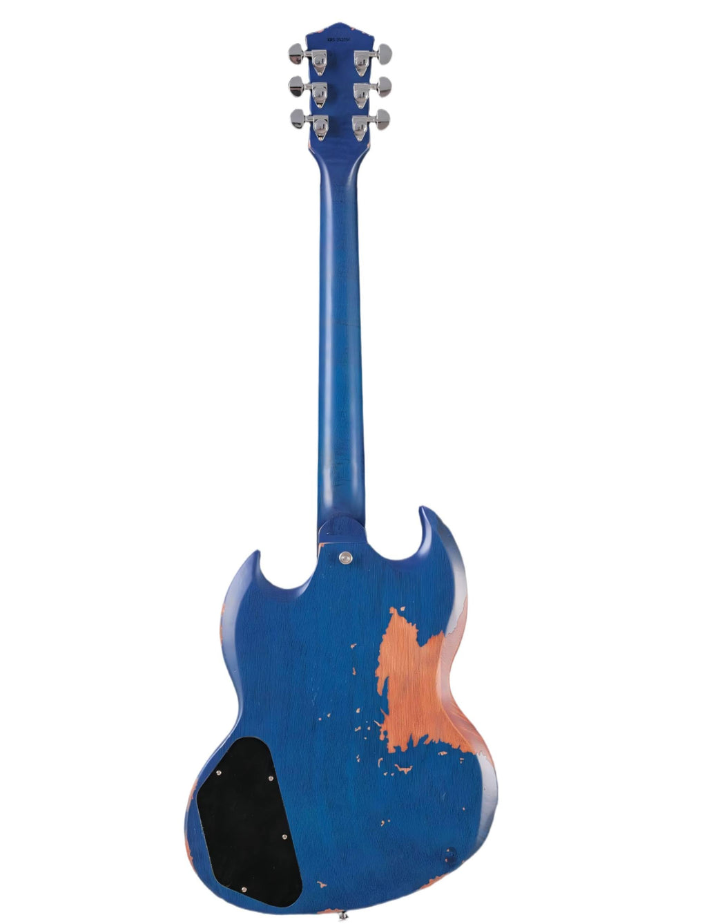 KGD Relic Electric Guitar,Solid Body Electric Guitar With Mahogany Body and Neck,Rosewood Fingerboard,Bone Nut,SG style 6-String Guitar,Professional/Electric Guitars for Adults