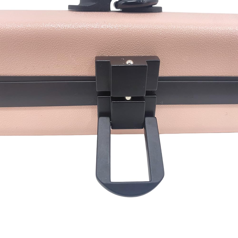 Violin Viola Cello Bow Case with Sturdy Handles,Lock Solid wood body Velvet lining Strong Light Hard (2 pcs bows)