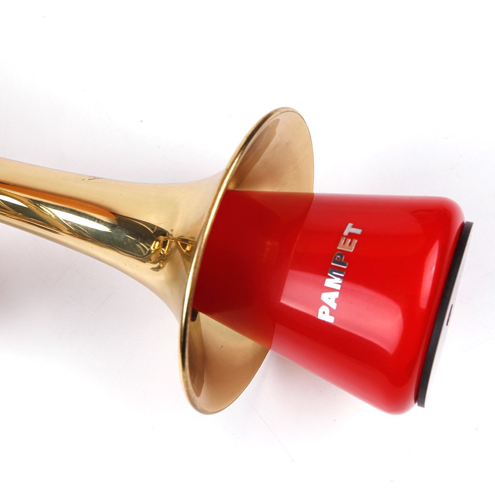 Pampet Lightweight Practice Trumpet Mute Silencer，Trumpet Straight Mute (Black)