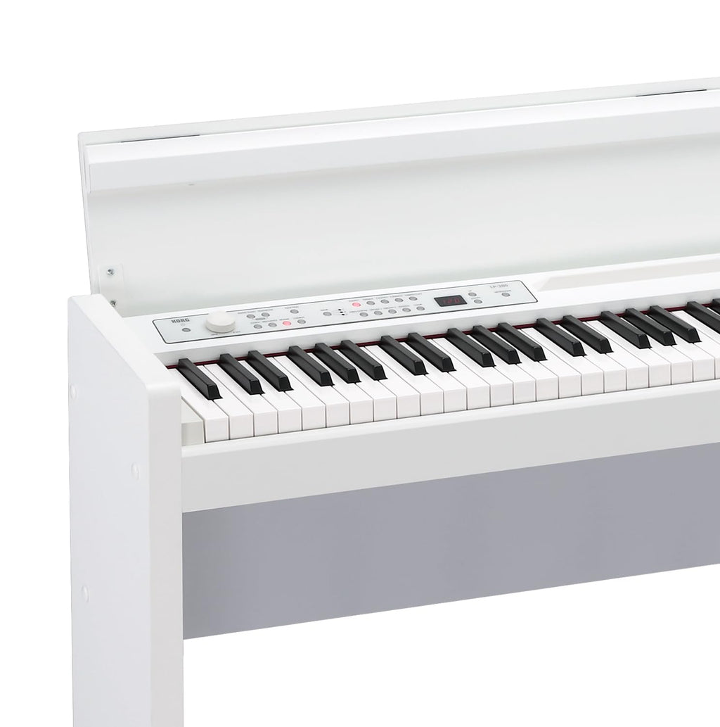 Korg, LP-380U Digital Home Piano with 88-Key Fully Weighted Keyboard, Built-in Speakers, Furniture Stand, and 3-Pedal Unit (LP-380-BK-U)