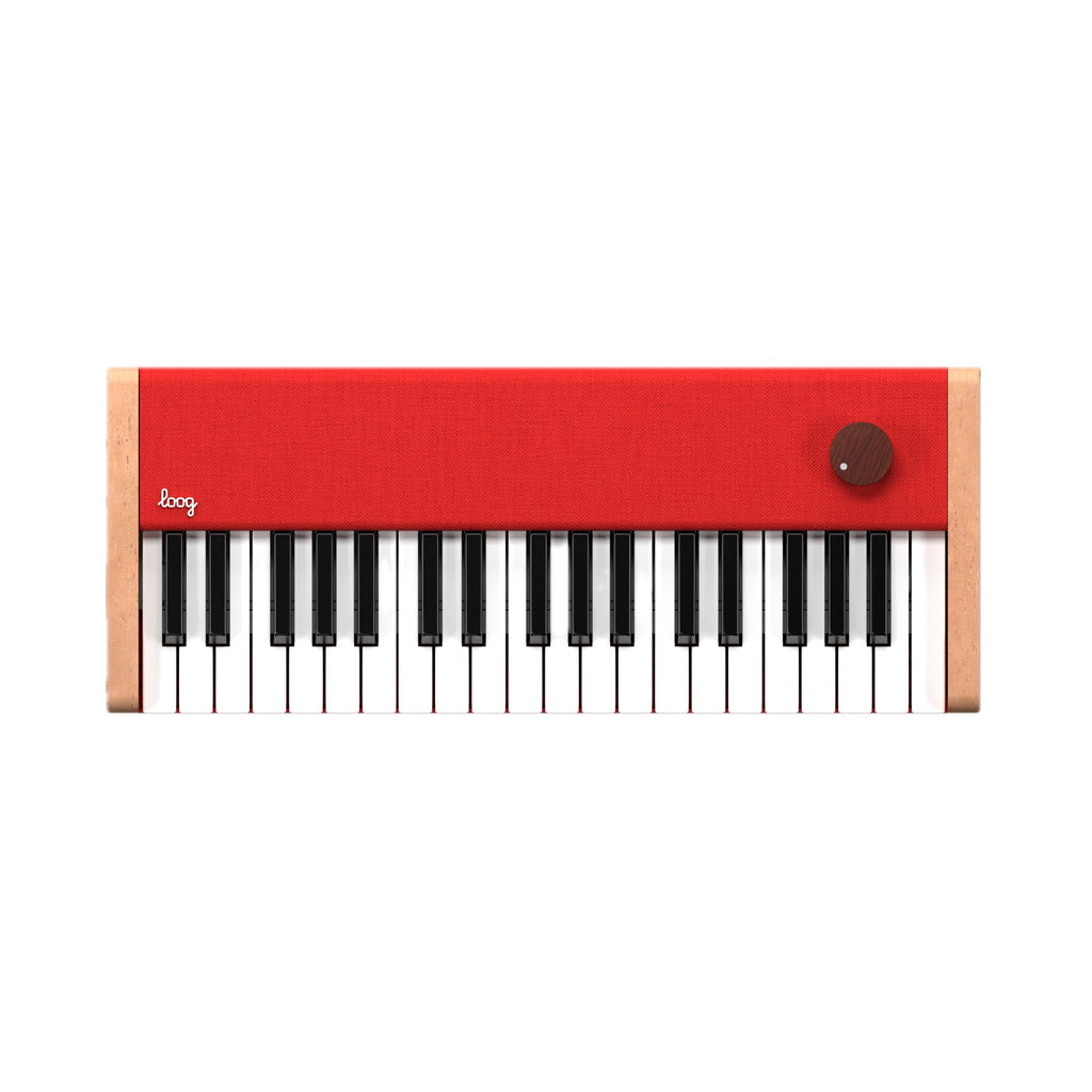 Loog digital piano - portable keyboard for beginners with musician grade sound, MIDI over USB-C rechargeable musical educational instrument