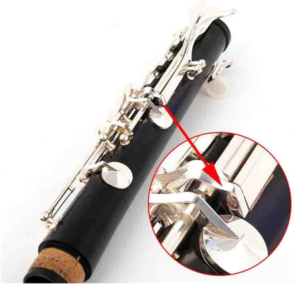 Ebony Clarinet Bb Silver Plated 17 Keys Wood Clarinet Instrument