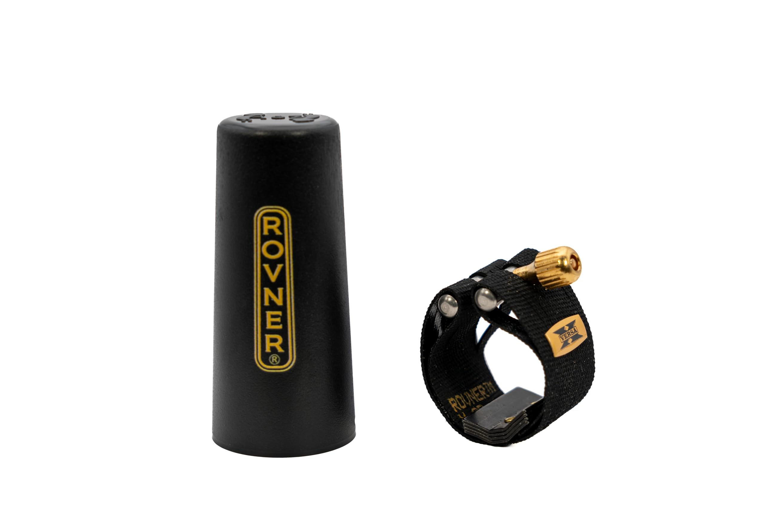 Rovner Ligature & Plastic Cap for Tenor Standard Saxophone - Versa Ligature for Metal Mouthpiece (V-3ML)