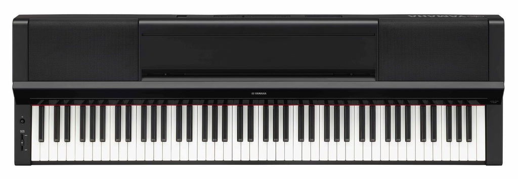 Yamaha PS500 88-key Smart Digital Piano w/Stream Lights Technology, PA500C Power Adapter and FC4A Sustain Pedal, White