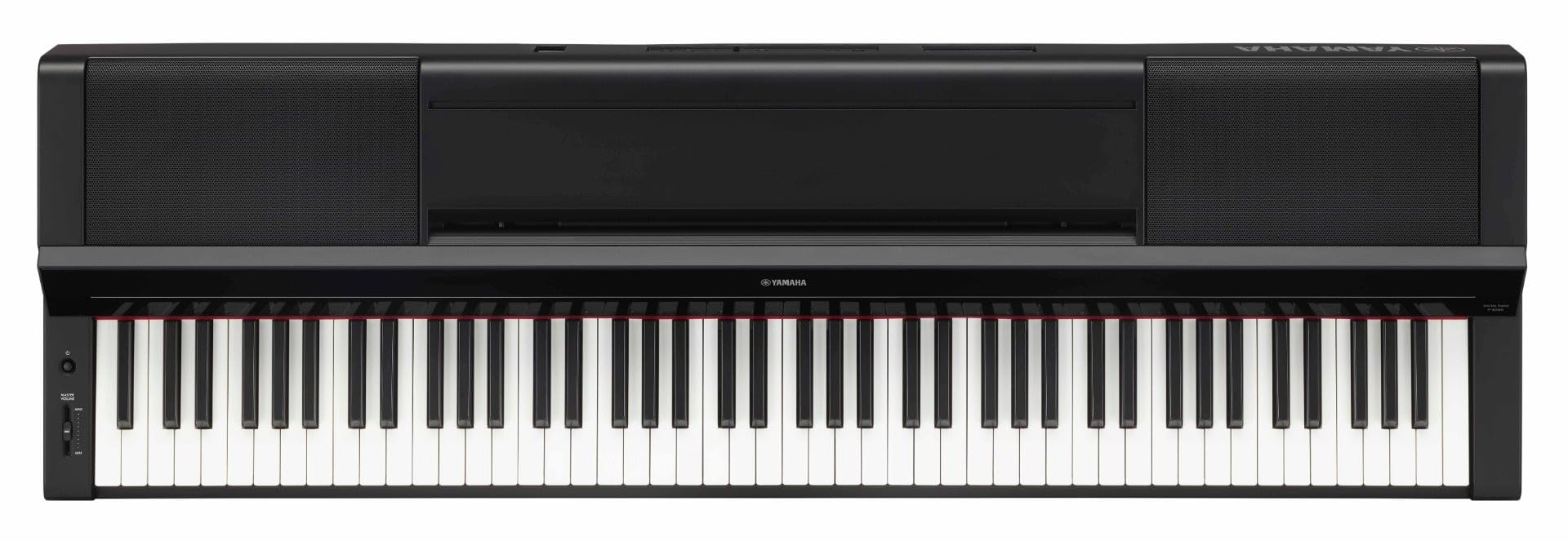 Yamaha PS500 88-key Smart Digital Piano w/Stream Lights Technology, PA500C Power Adapter and FC4A Sustain Pedal, White