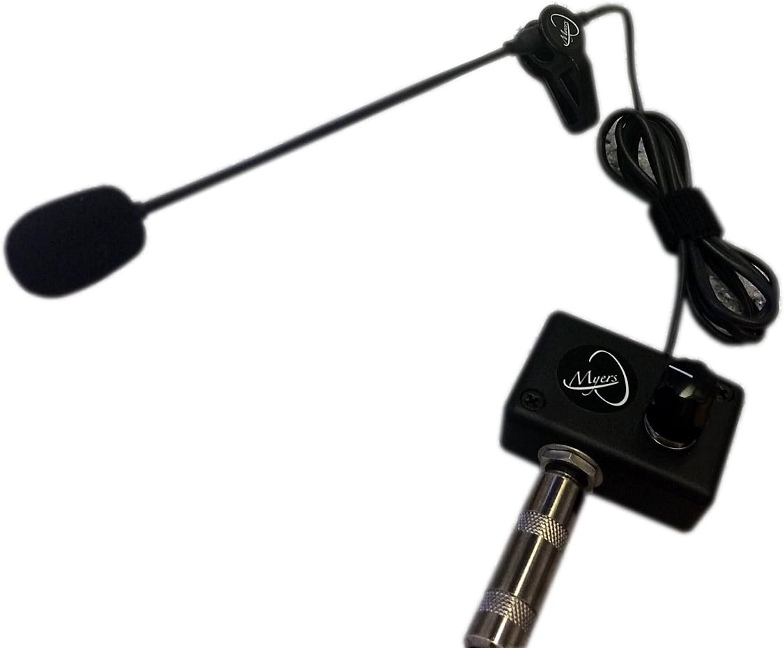 The Feather Cello Pickup with Flexible Micro-Gooseneck by Myers Pickups