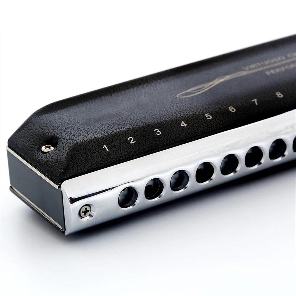 Chromatic Harmonica 12 Holes 48 Tone Mouth Organ Harp Instrumentos Key Of C/A/B/G/bB Musical Instruments(C key)