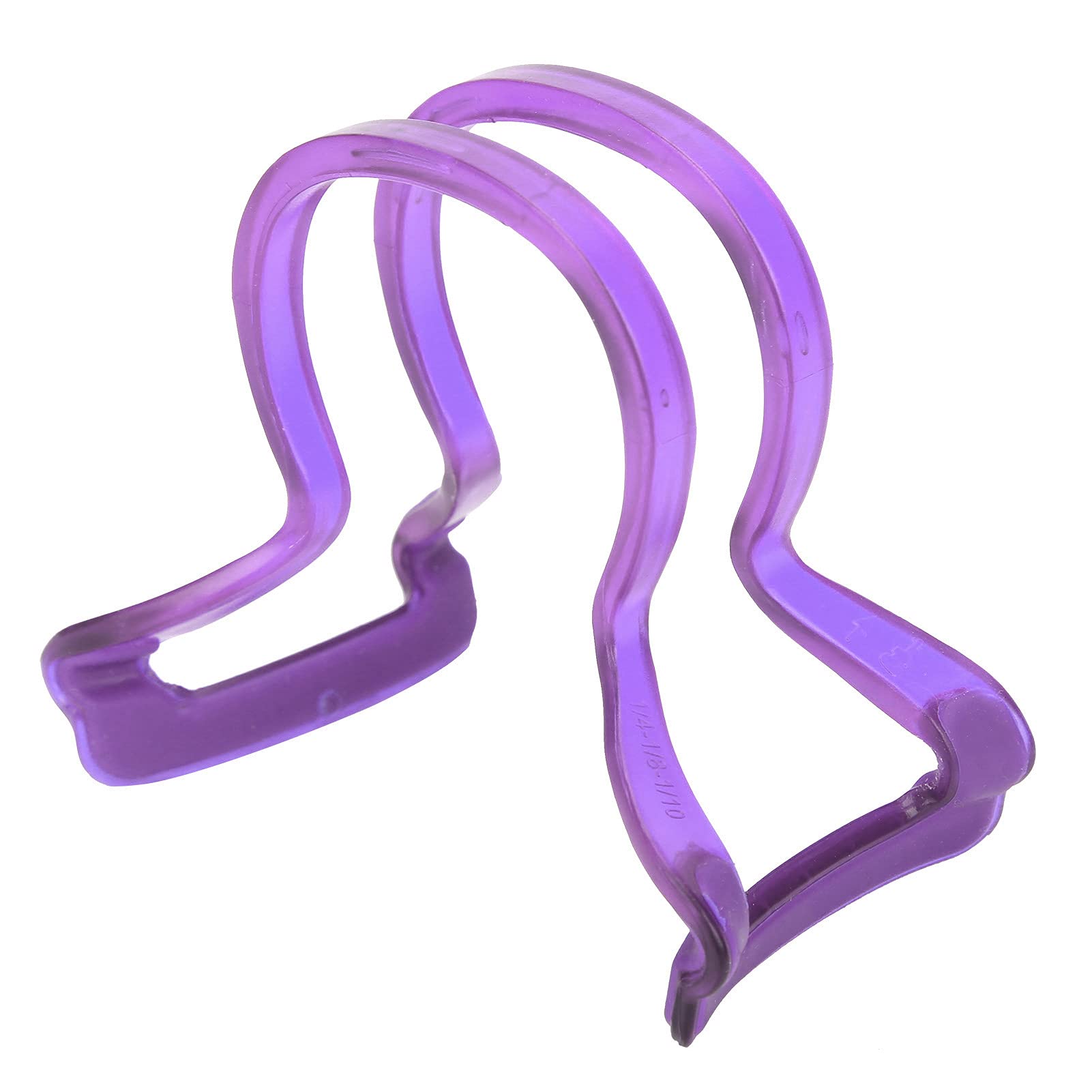 Violin Bow Straightener Tool for Beginner 1/4 1/8 1/10 Bow Straightness Corrector with Silicone Grips Teaching Aid(purple)