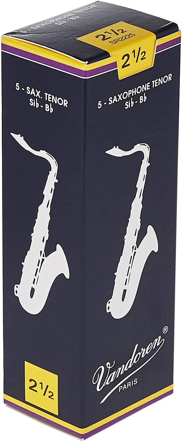 Vandoren SR423 Tenor Sax ZZ Reeds Strength 3; Box of 5