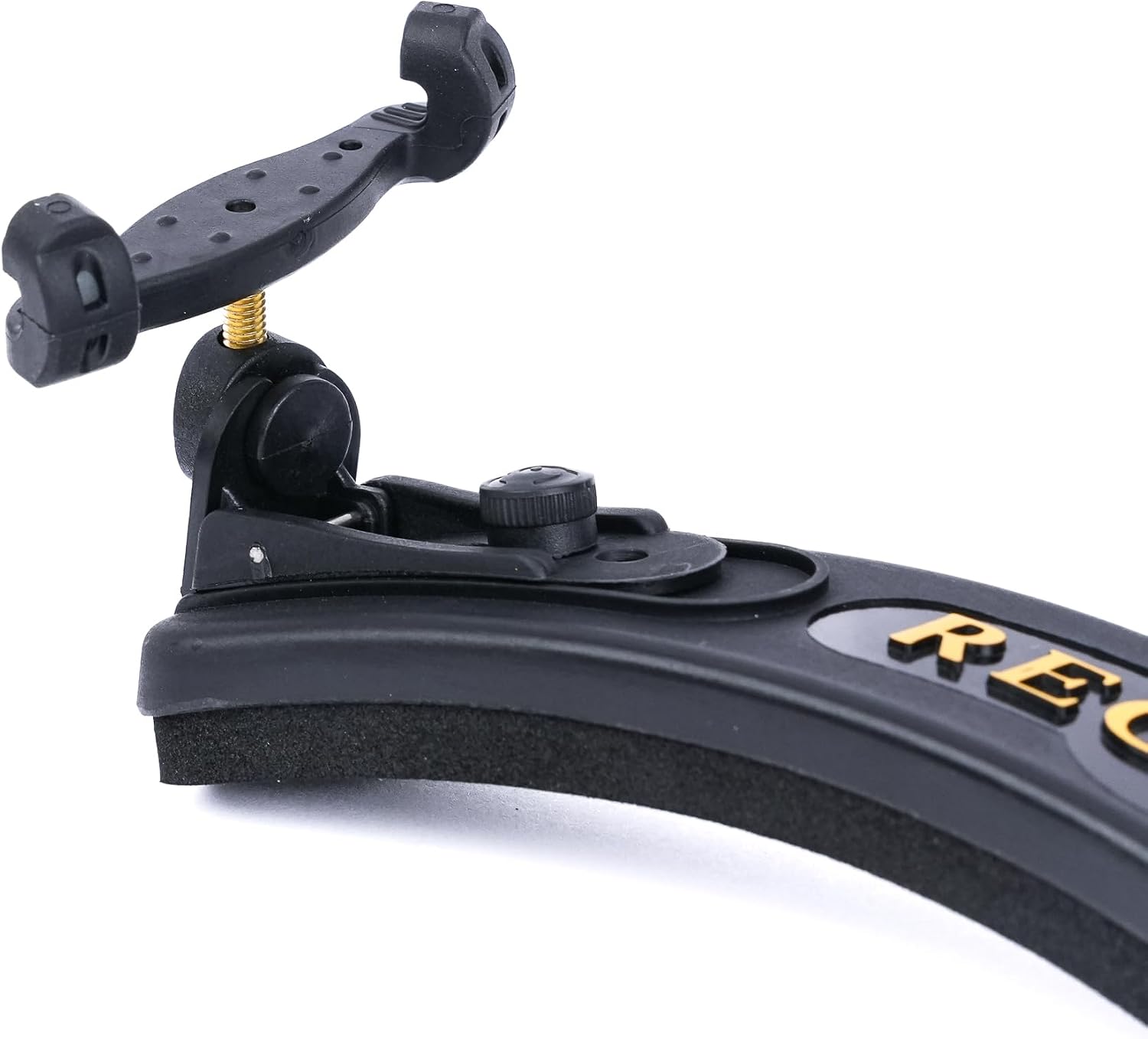 Violin Shoulder Rest, Black, for 4/4-3/4 Size Violins, Adjustable Height and Angle