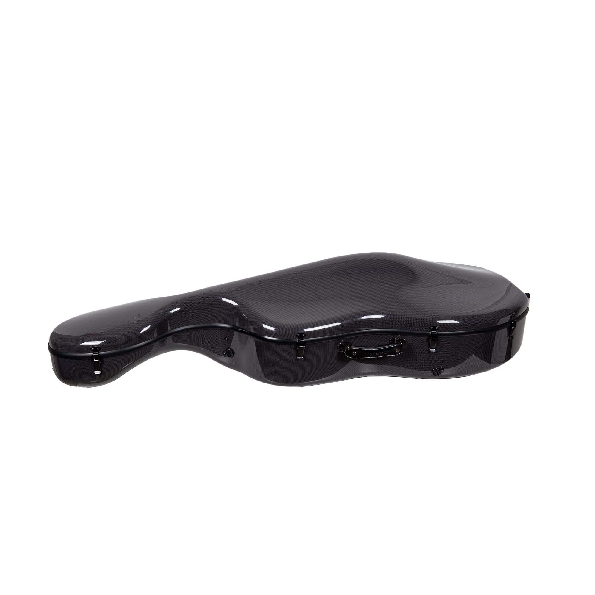 Crossrock Carbon Fiber Case fits for 4/4 Full Size Cello with Removable Shoulder Straps-Black(CRF3020CEFBK)
