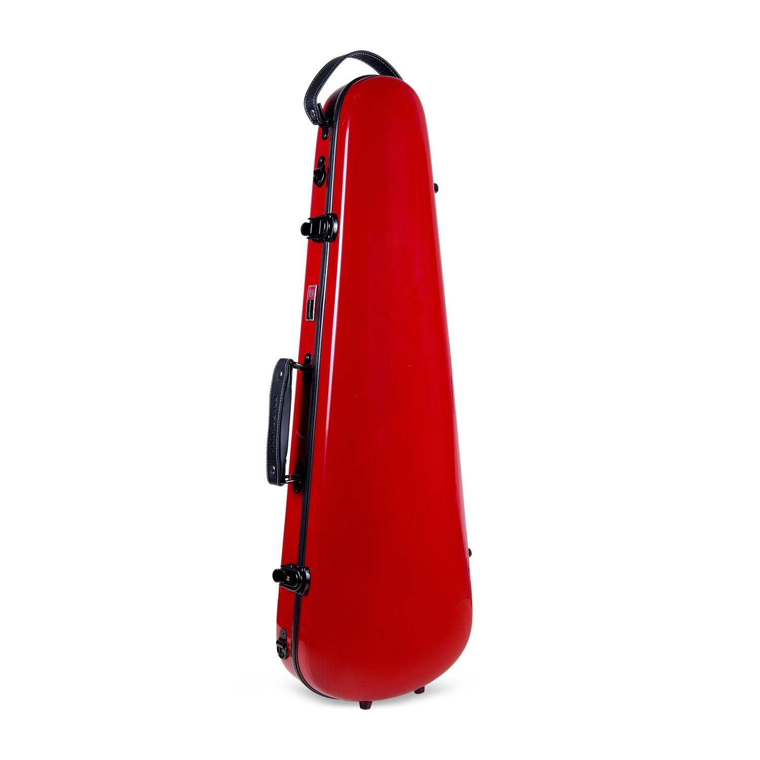 Crossrock Fiberglass Violin Case for 4/4 Full Size – Glossy Mint Blue Contoured Shell, Velvet Suspension Interior, Backpack Straps – Lightweight & Stylish (CRF1020VMB)
