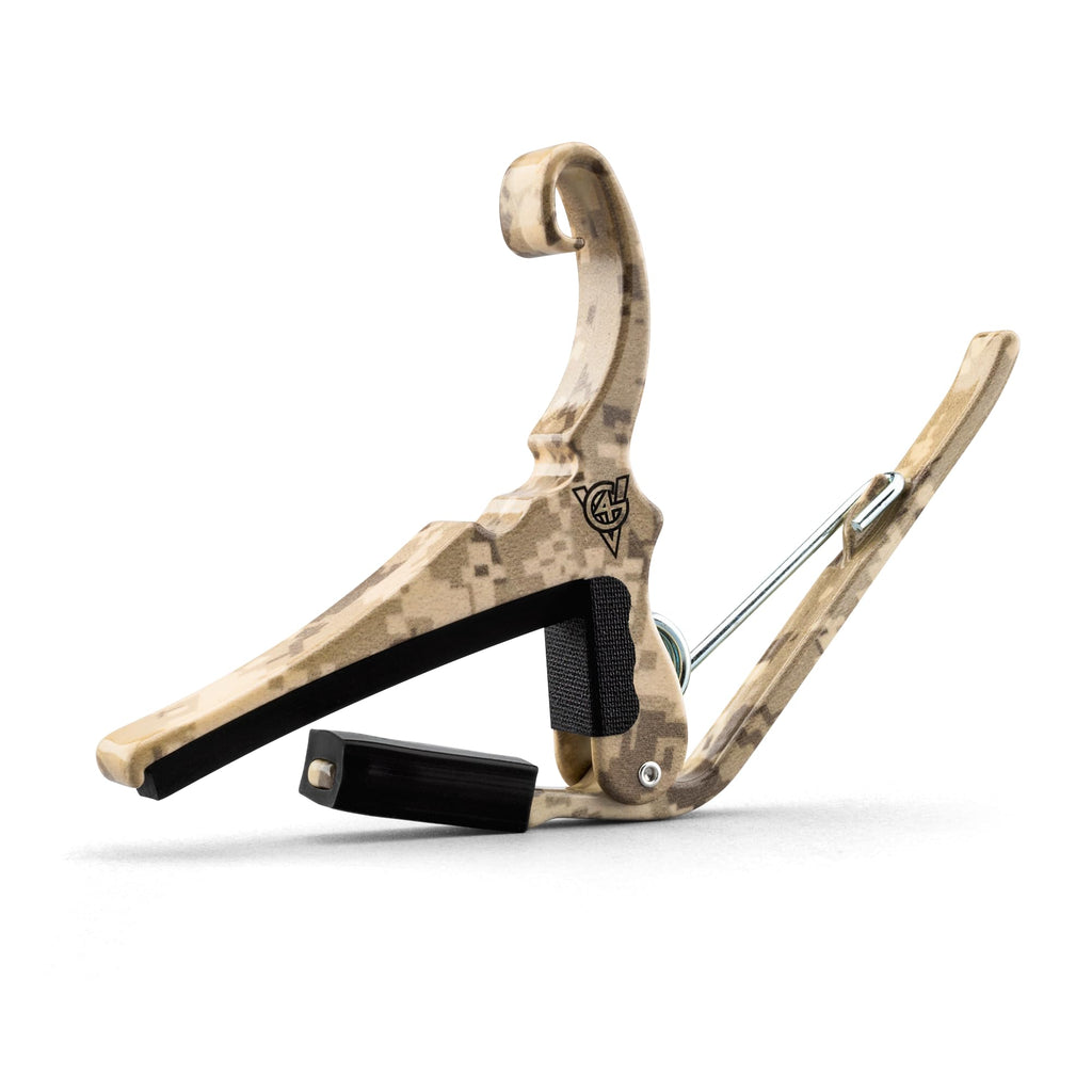 Kyser Quick-Change Guitar Capo for 6-string acoustic guitars, Black, KG6BA