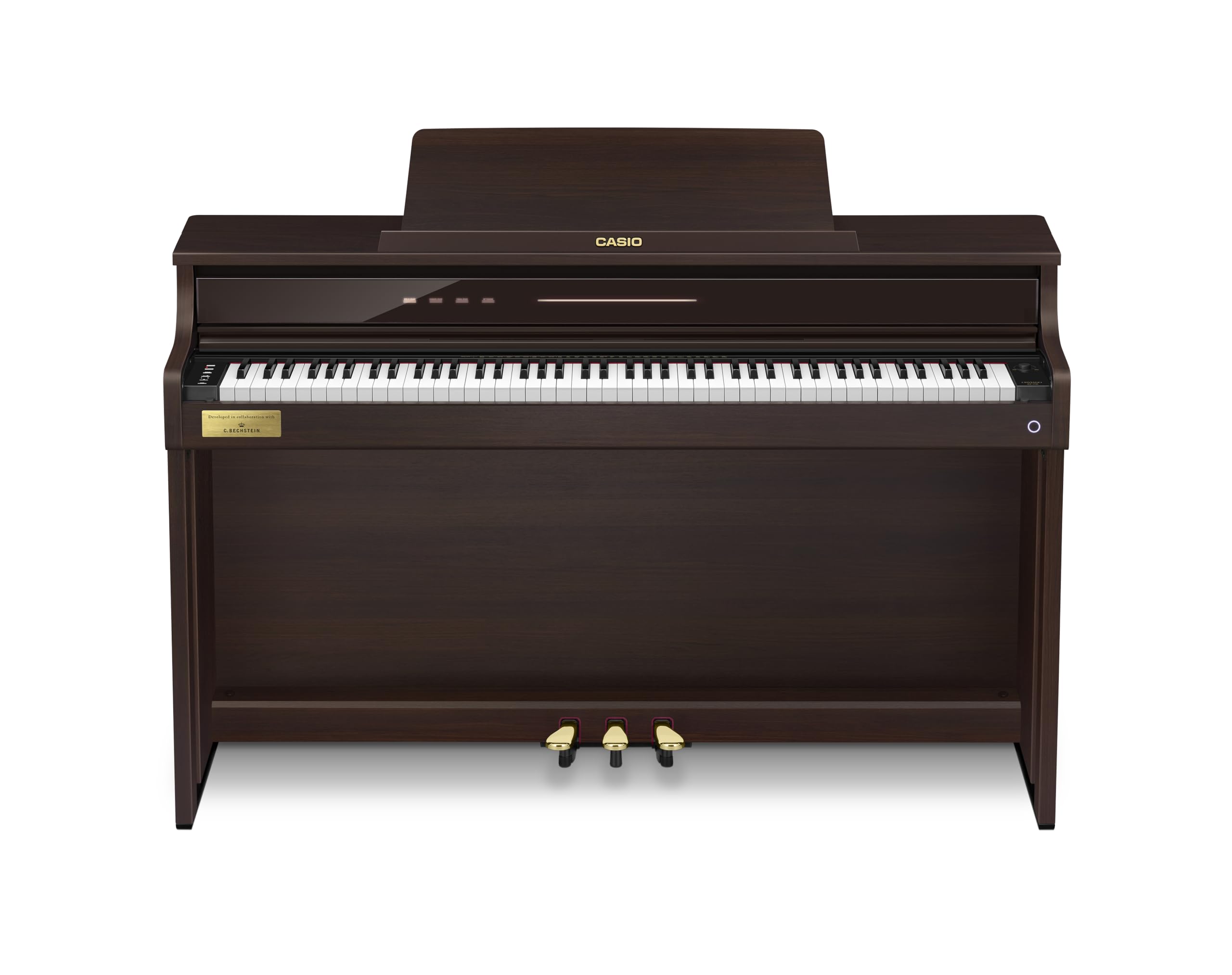 Casio Celviano AP-750 – 88-Key Digital Console Piano | Smart Hybrid Hammer Action Keyboard CELVIANO Edition | 39 Built In Tones | Black