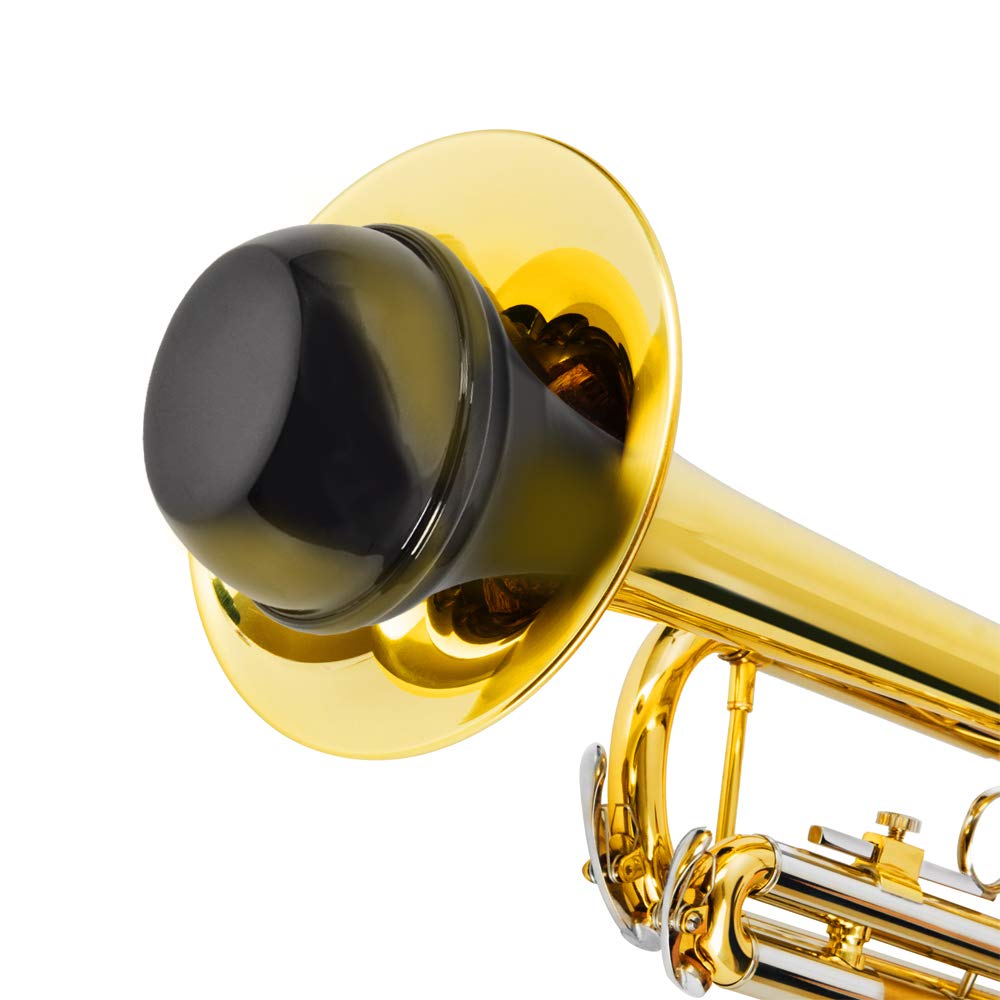 Eastrock Trumpet Mute,Lightweight Aluminum Mini Trumpet Practice Mute for Jazz,Classic,Beginners and Students