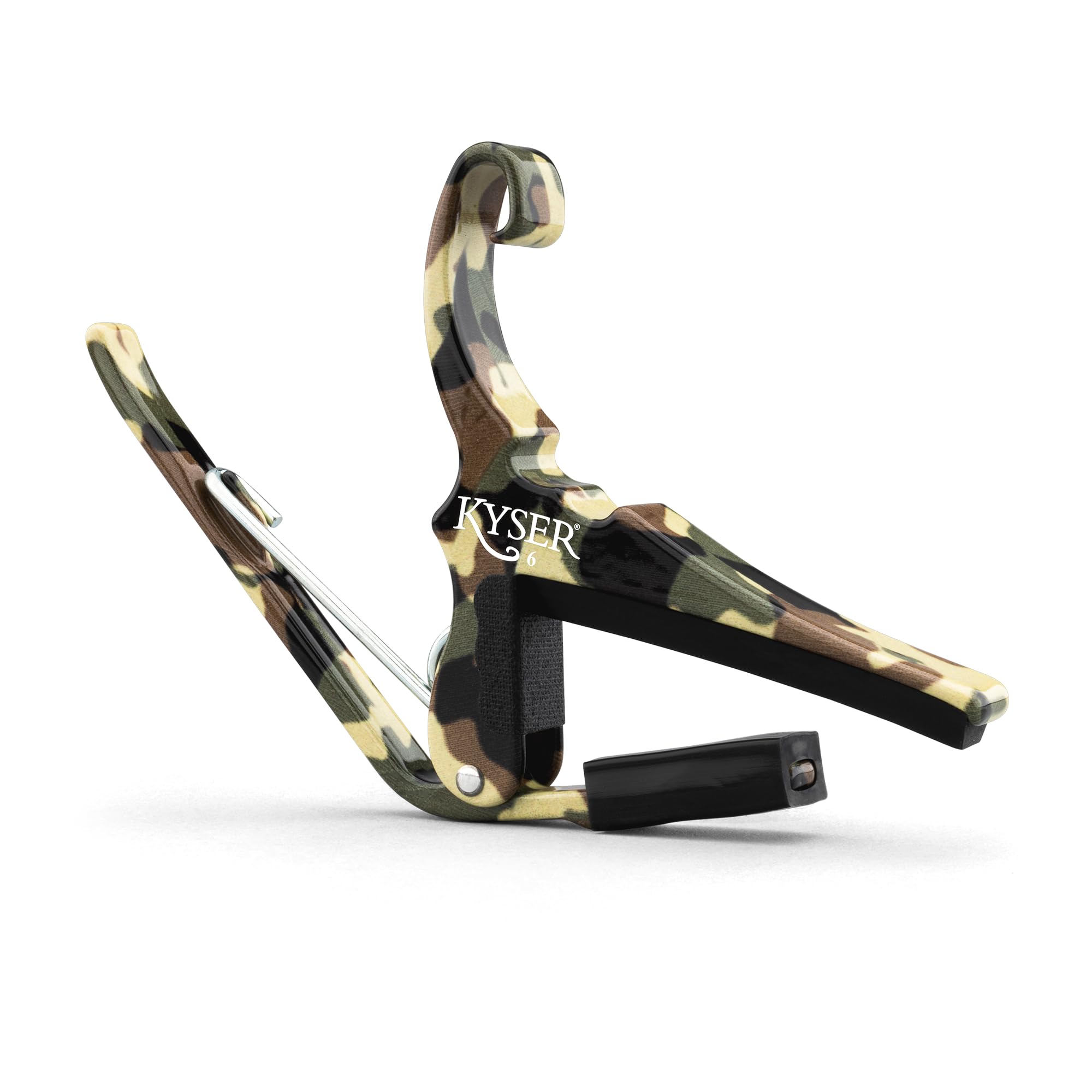 Kyser Quick-Change Guitar Capo for 6-string acoustic guitars, Black, KG6BA