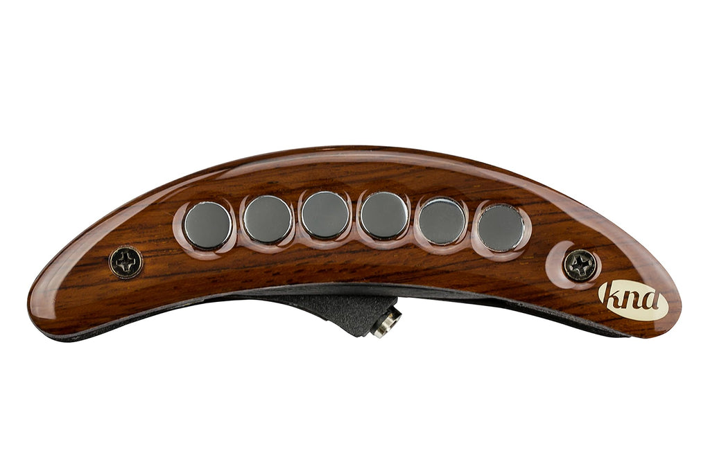 KNA VV-3 Portable Piezo Pickup for Violin and Viola – Lightweight Bridge-Mounted Sensor, Natural Acoustic Sound, Easy Installation, 1/4" Output Jack, No Instrument Modification, Handcrafted in Europe