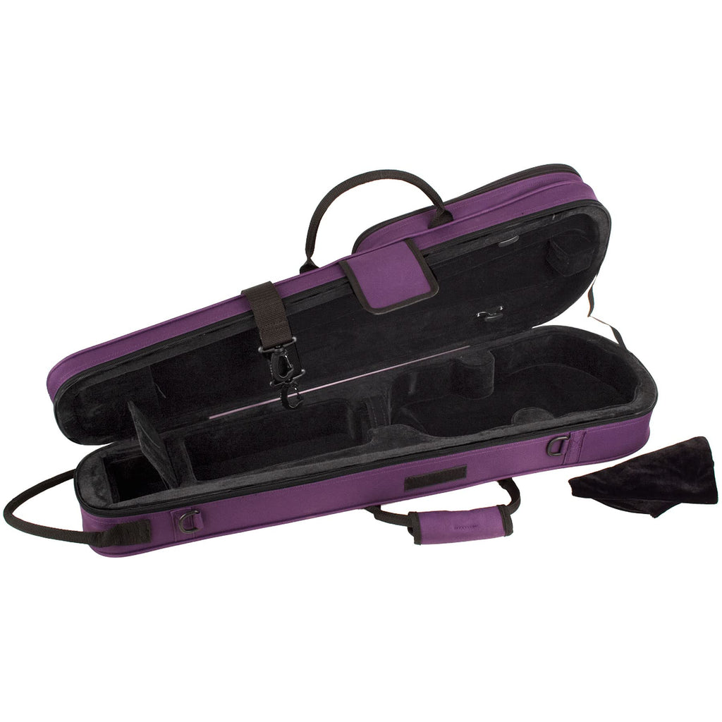 Protec MAX 4/4 Full Size Lightweight Violin Case, Black, Model MX044