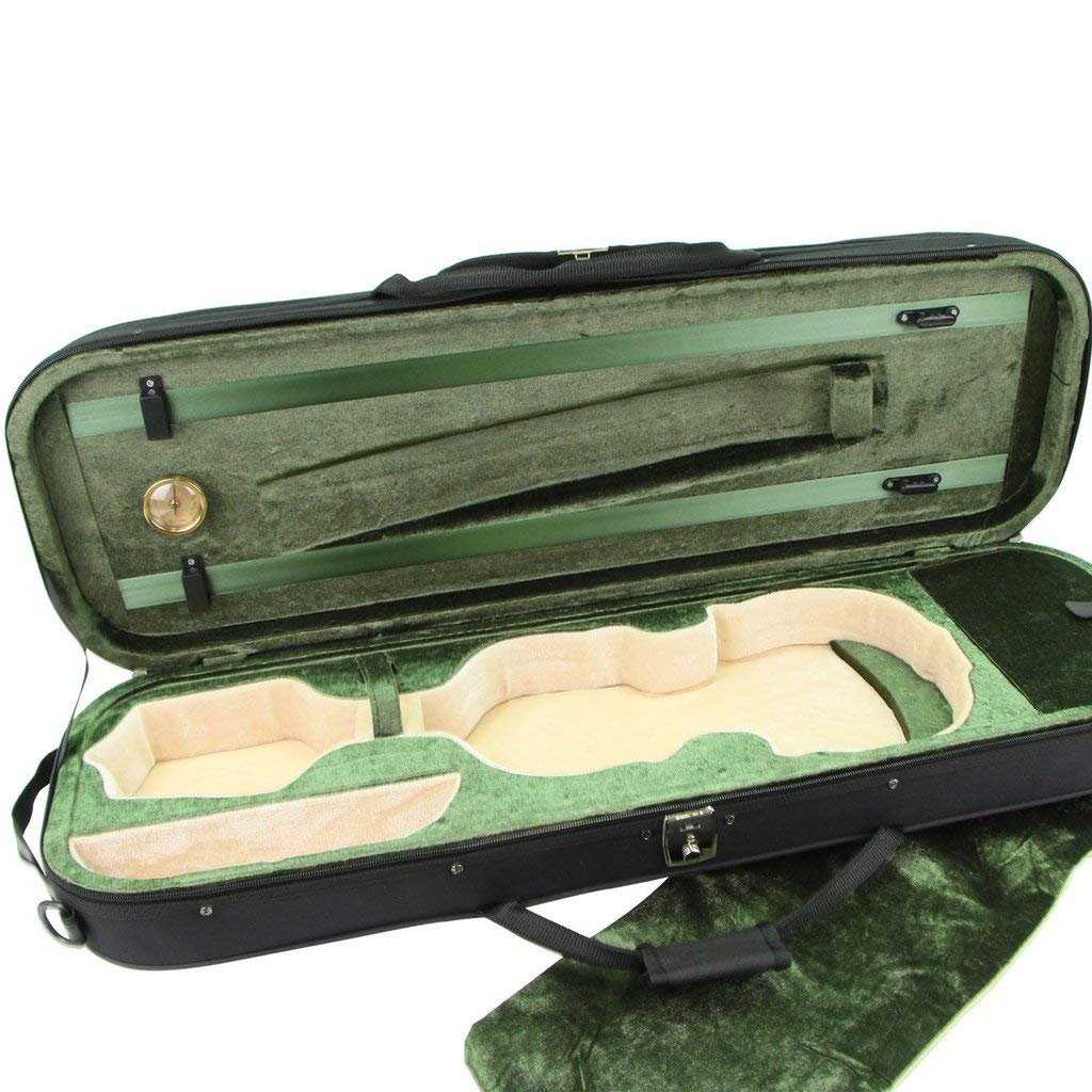 Violin Model 101 Full Size 4/4 Handmade Violin with Case, Bow, Shoulder Rest, and Rosin