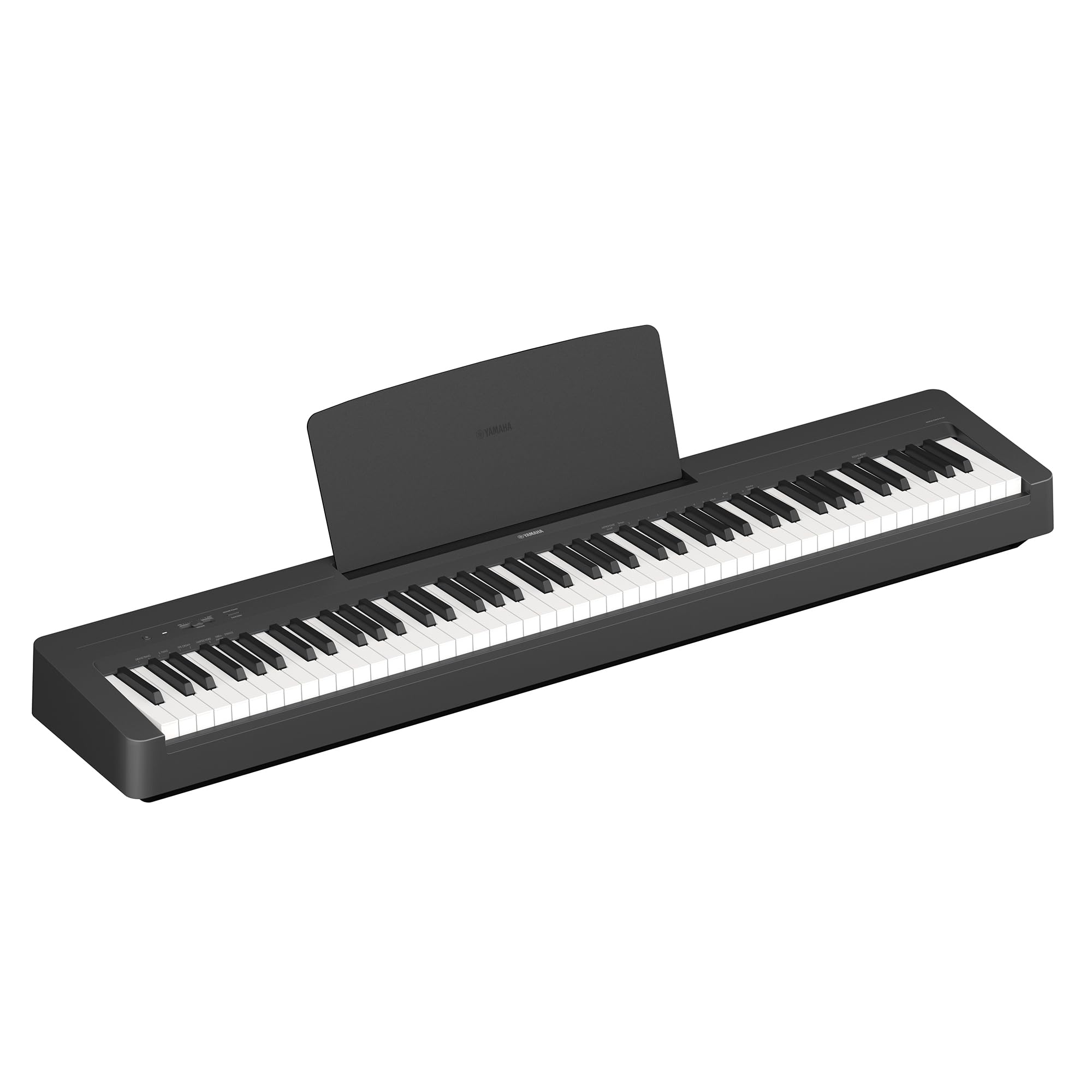 Yamaha P225 88-Key Digital Piano with Weighted Keys, Portable Design, Keyboard, Music Rest, Sustain Foot Switch, and Built-In Speakers, Black (P225B)