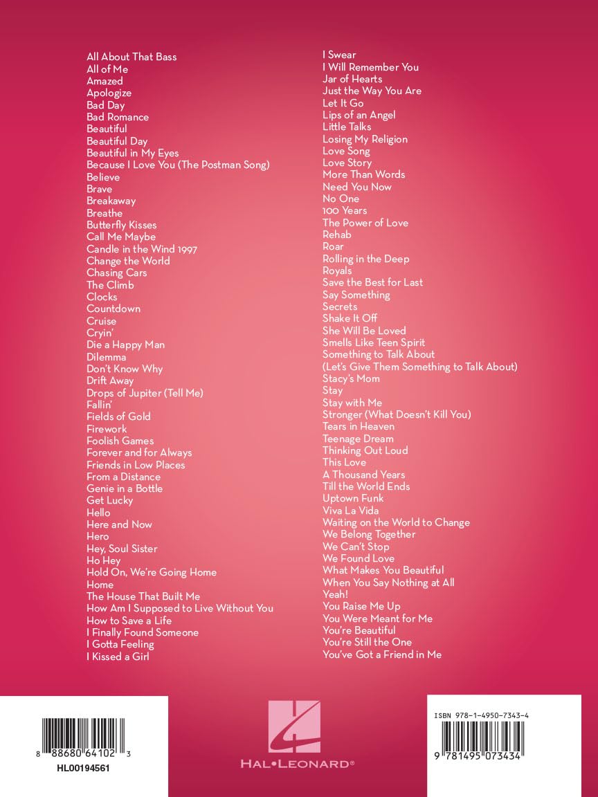 101 Hit Songs for Cello – Sheet Music Songbook | Solo Instrumental Folio for All Levels | Includes All of Me, Clocks, Shake It Off, Uptown Funk, Rolling in the Deep and More