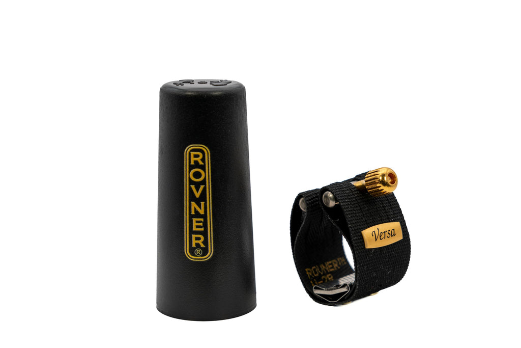 Rovner Ligature & Plastic Cap for Tenor Standard Saxophone - Versa Ligature for Metal Mouthpiece (V-3ML)
