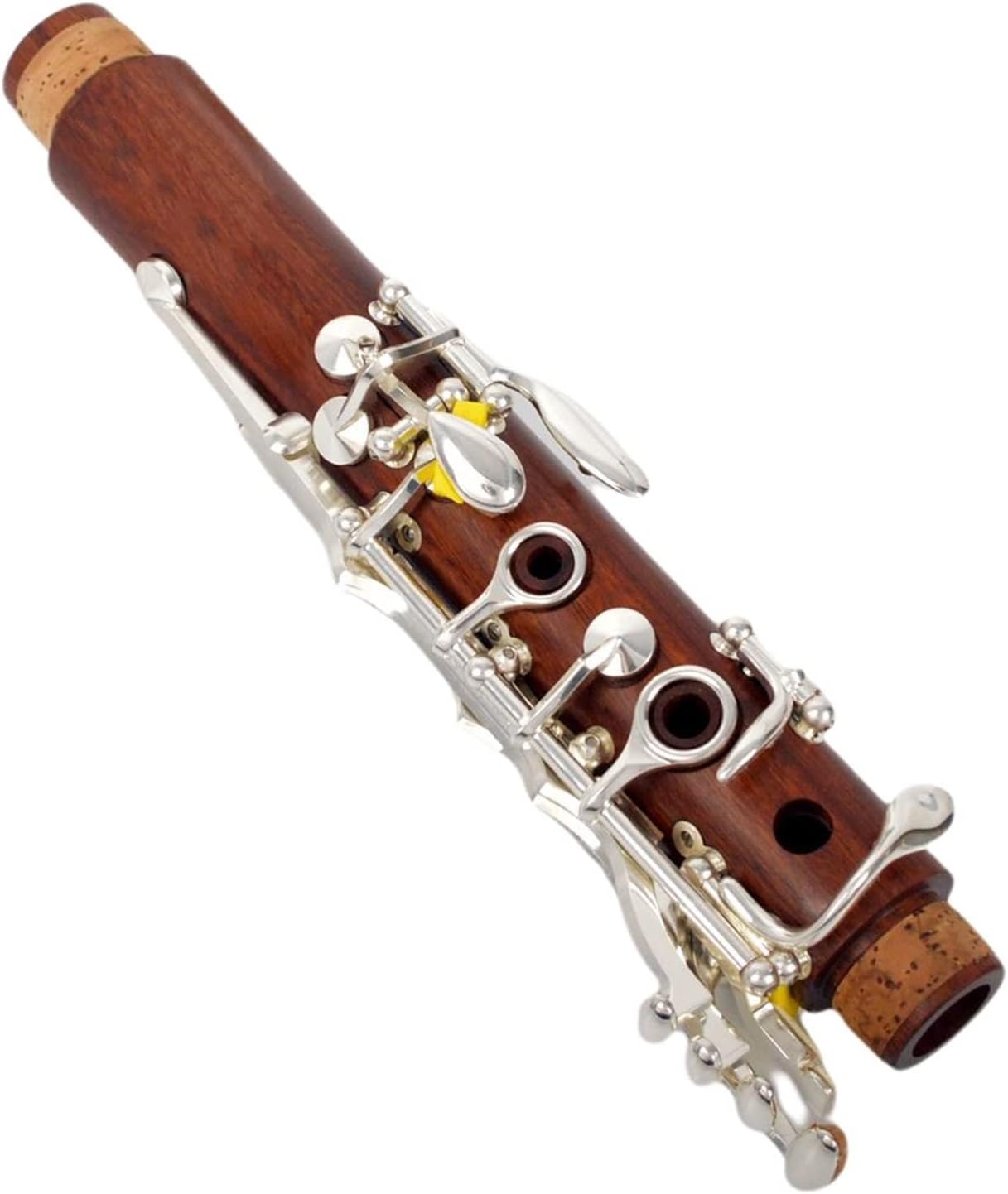 Red Wood Professional Clarinet Bb Rosewood Clarinet Silvering Keys Solid Wood SIB Klarnet Professional Clarinet