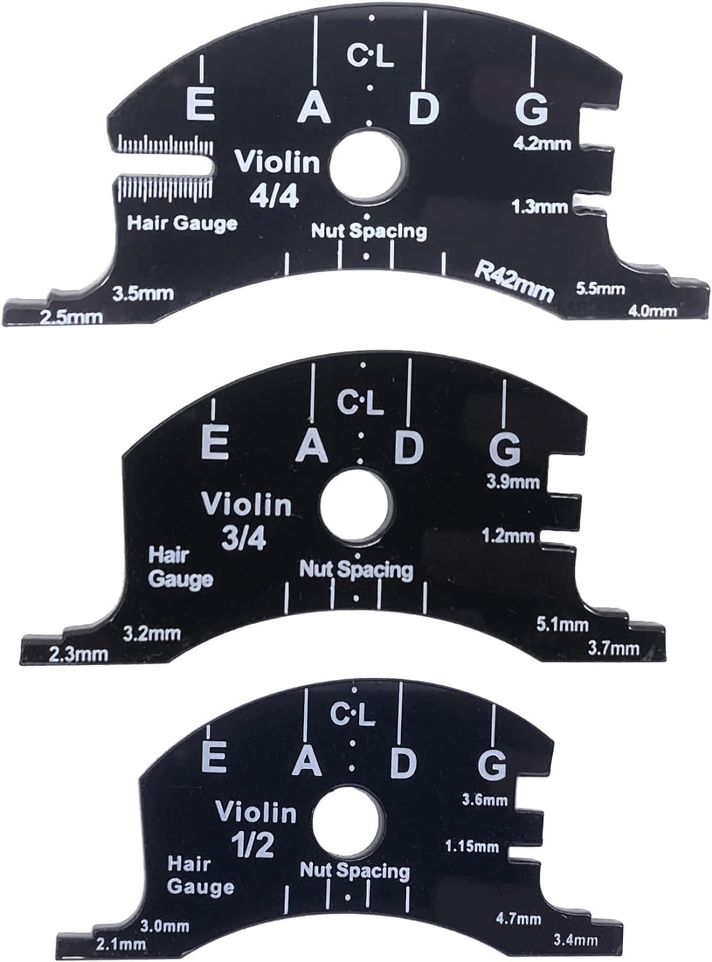 14 Pieces Violin Luthier Install Repair Tool Kit with Template Gauge, String Lifter, Maple Bridge, Sound Post Gauge, Retriever Clip, Setter, Velvet Storage Bag Violin Parts & Accessories