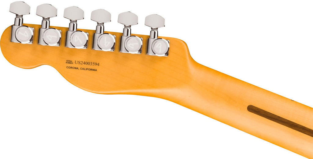 Fender American Ultra II Telecaster - Avalanche Bundle with Case, Strap, Cable, Hat, and Guitar Cleaning Kit