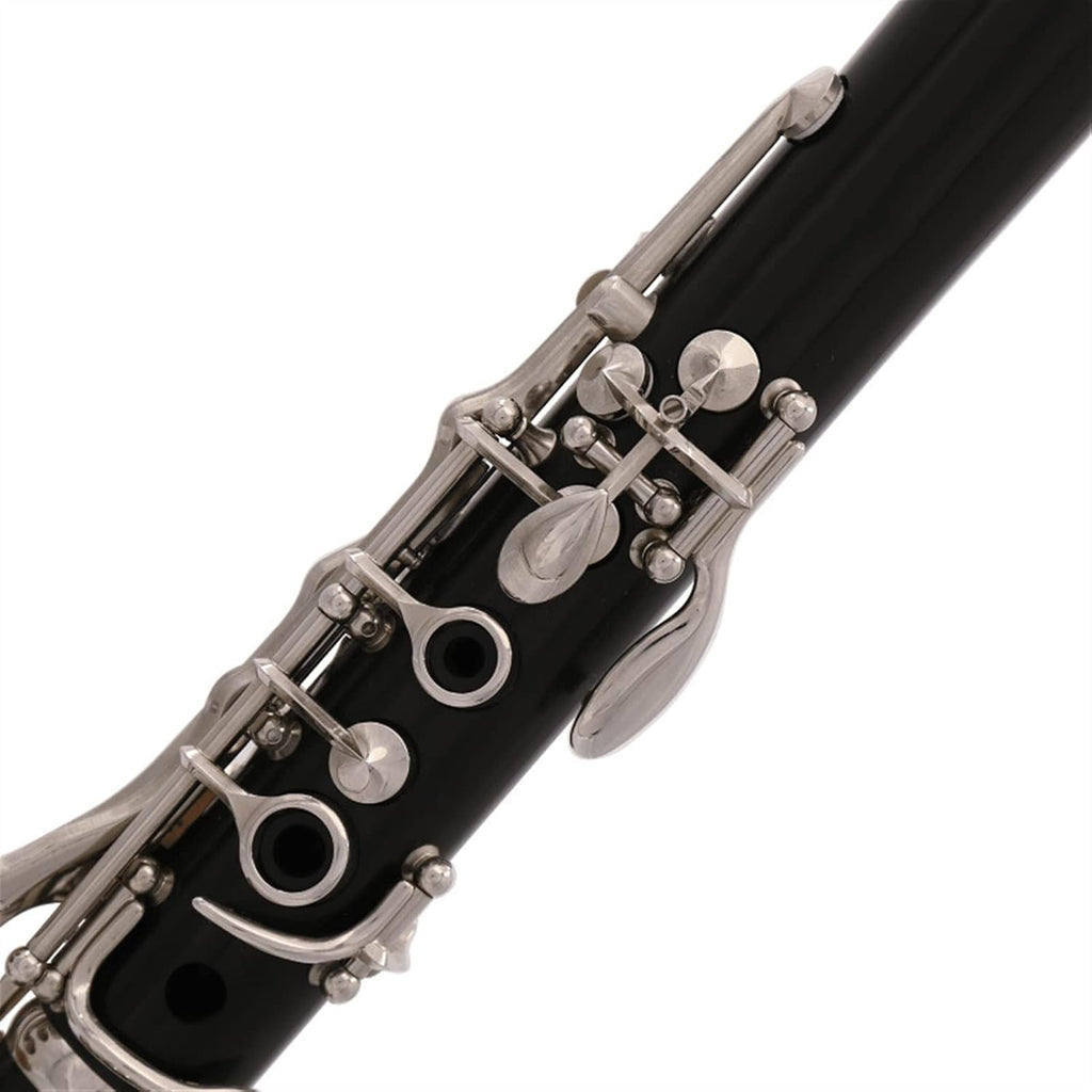 New Professional 17 Keys Clarinet Bakelite Body Nickel Plating Keys with Case Student Clarinet